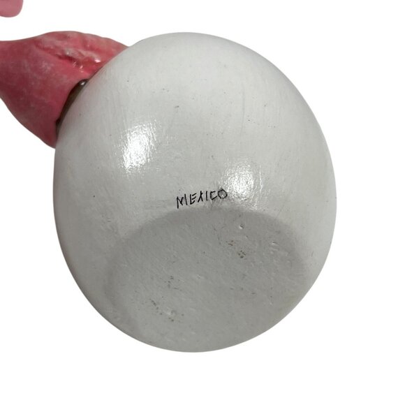 Mexico Pink Flamingo Chick Bird Hatching Egg Bustamante Style Collectible VTG - Picture 4 of 7